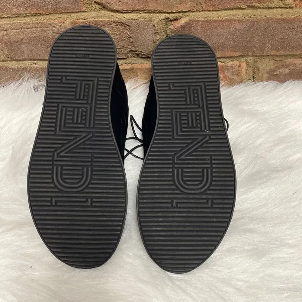 Fendi Embellished Black Satin Sneakers Size 37.5 - Picture 7 of 10